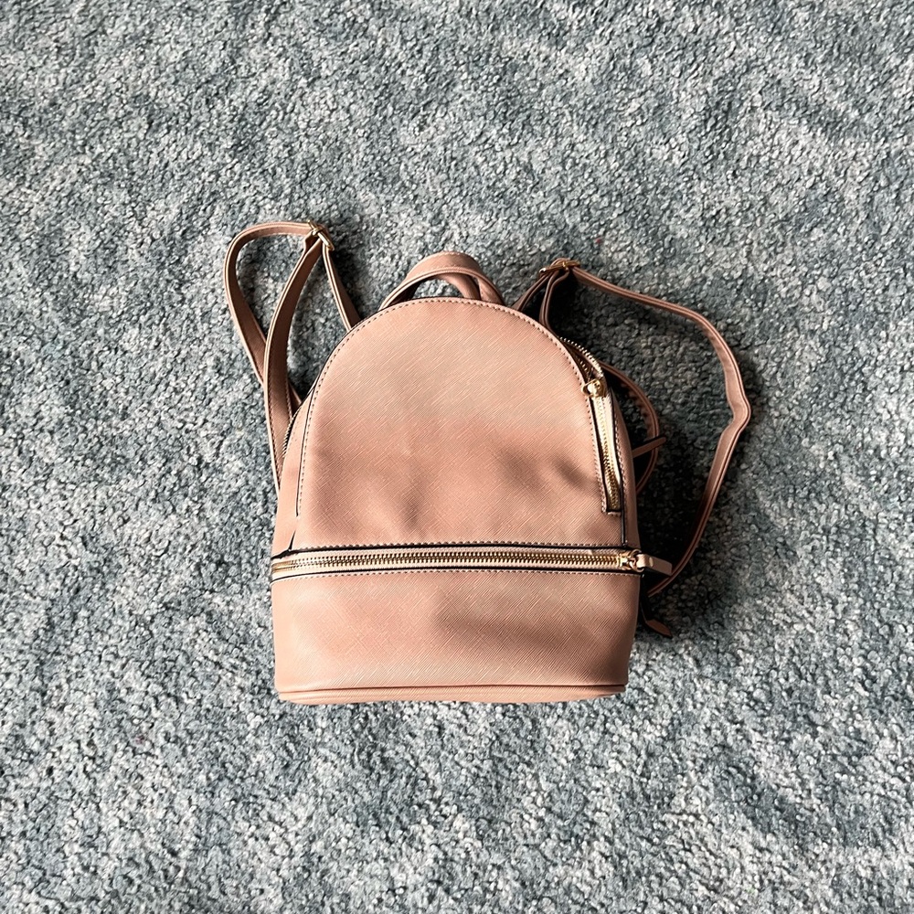 Tan Small Stylish Backpack